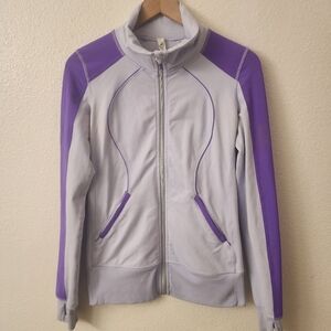 Lululemon Athletica Contempo Jacket Cool Breeze Purple Lavender Womens Size 6